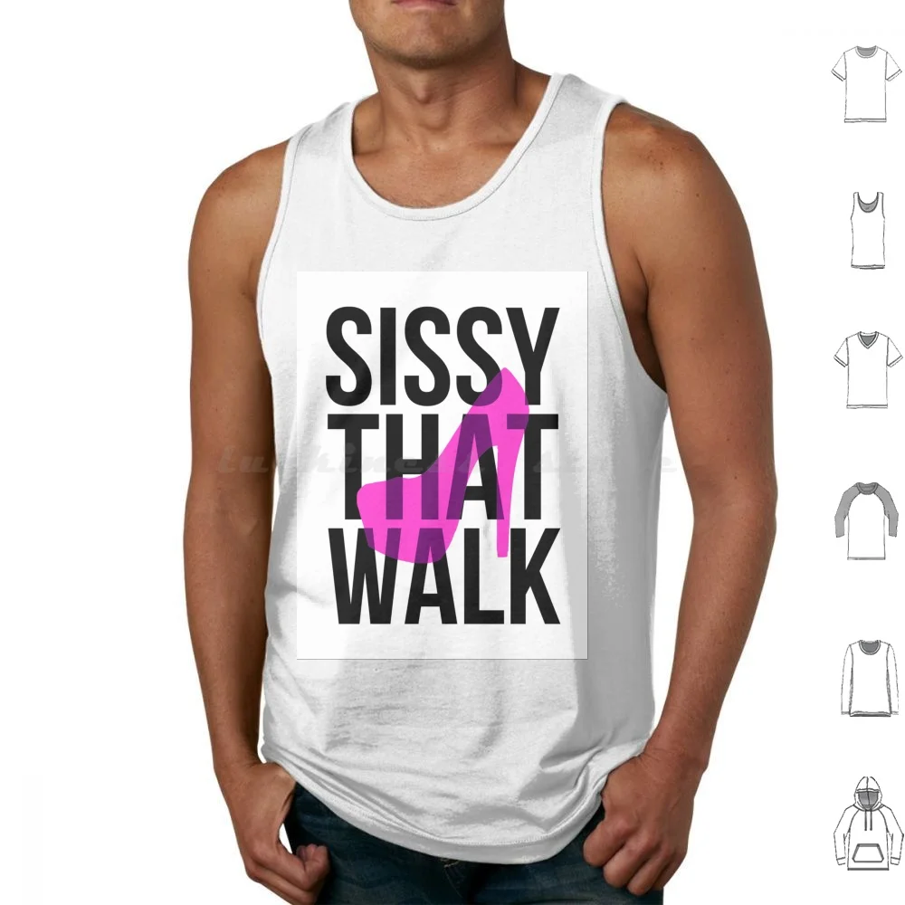 Sissy That Walk Tank Tops Print Cotton Rupauls Drag Race Rupaul Drag Race Drag Race Sissy That Walk Ru Bianca Del Season