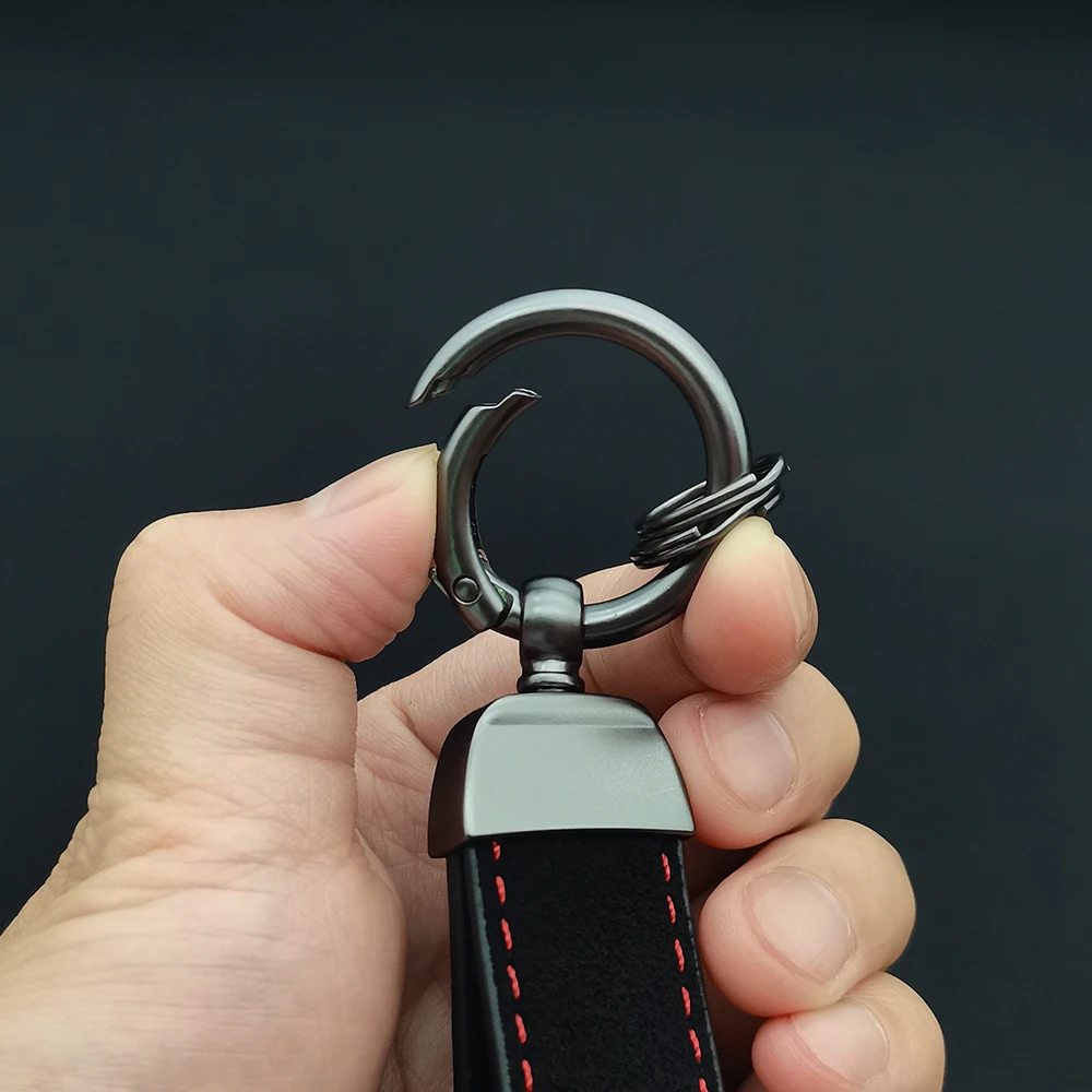 2025 جلد الغزال سيارة المفاتيح BYD شعار رسائل شعار شارة كيرينغ ل BYD القرش 6 سيليون 7 Atto 3 Act ليوبارد 5 اكسسوارات