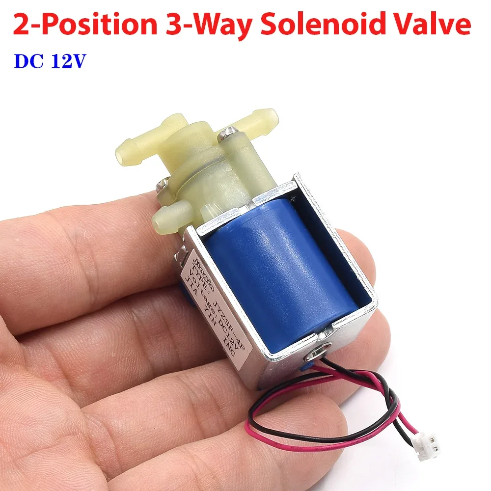 JYZSF-4F DC 12V 2-Position 3-Way Solenoid Valve Small Electromagnetic Water Valve Flow Control Home Appliance