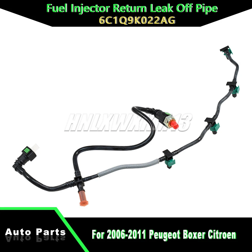

6C1Q9K022AG Возвратная трубка утечки топливной форсунки для Peugeot Boxer Citroen 2006-2011 гг. Автомобильные аксессуары