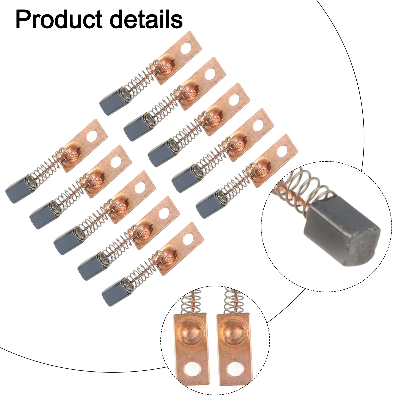 Brand New Carbon Brush For Electric Grinder 0.5*0.3*0.3cm For 210 102L 105L 90 204 Replacement Drill Accessories