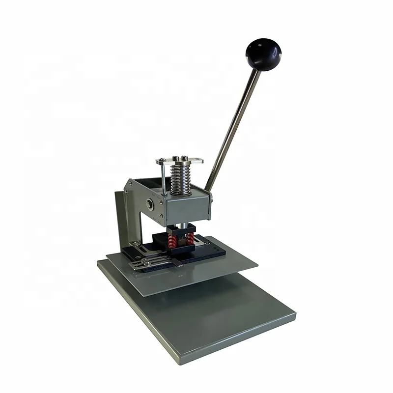 

YYHC-Oval Euro Slot Hole Punch for Card Making Custom Aluminum Plastic Paper Oblong Square Hand Hole Punching Machine