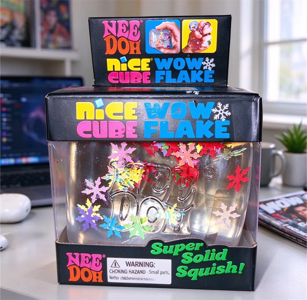 @Needoh Nice Cube Wow Flake Sq - огляд і ціна Fidget Cube Original