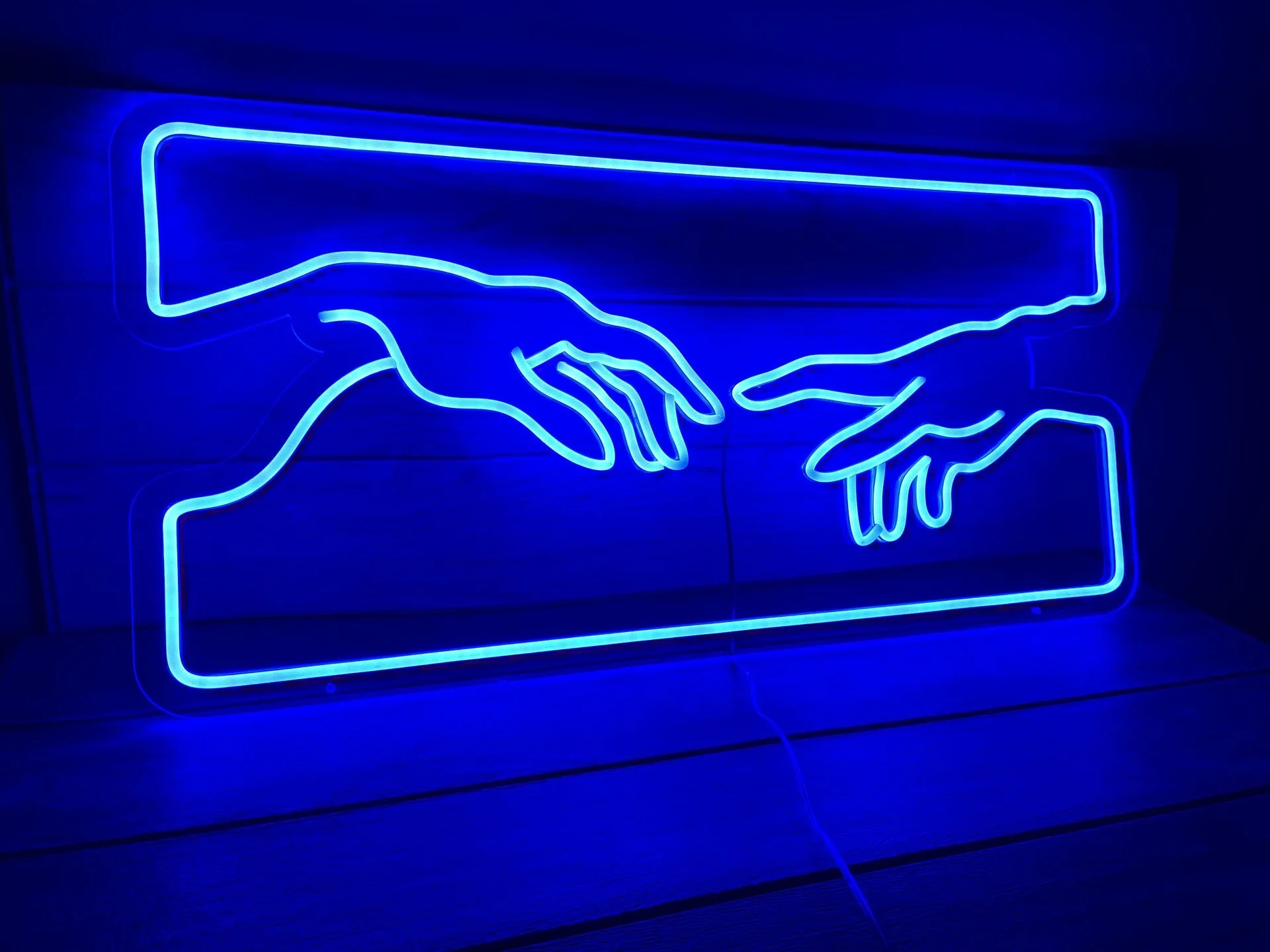 Custom Neon Sign Personalised Touch Hand Design Logo Room Wall Decor LED Light Birthday Wedding Party Decoration Neon Night Lamp