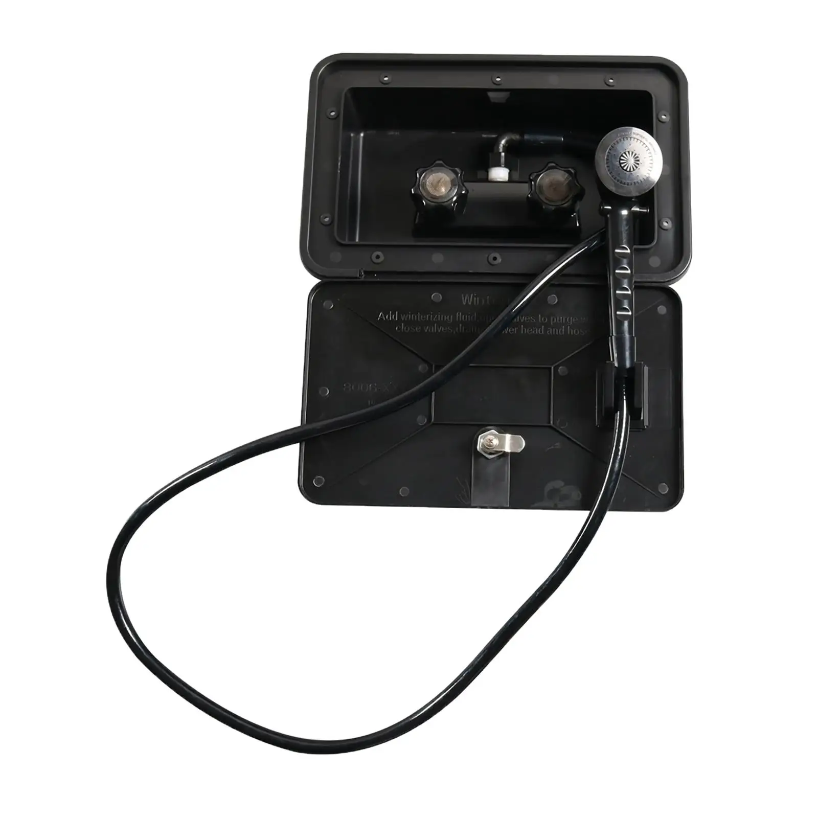 

RV Exterior Shower Box Kit Weatherproof for Trailer Boat Motorhomes