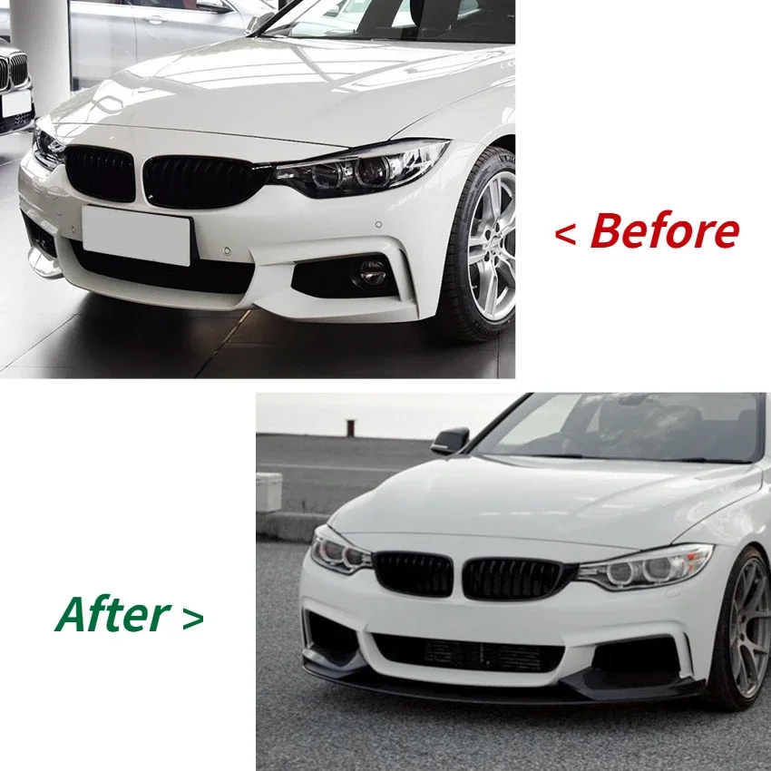 Spoiler de lábios dianteiro para BMW, divisor, difusor, proteção de capa, Body Kit, F32, F33, F36, M, 420i, 425i, 430i, 440i, M440i, 2014-2020