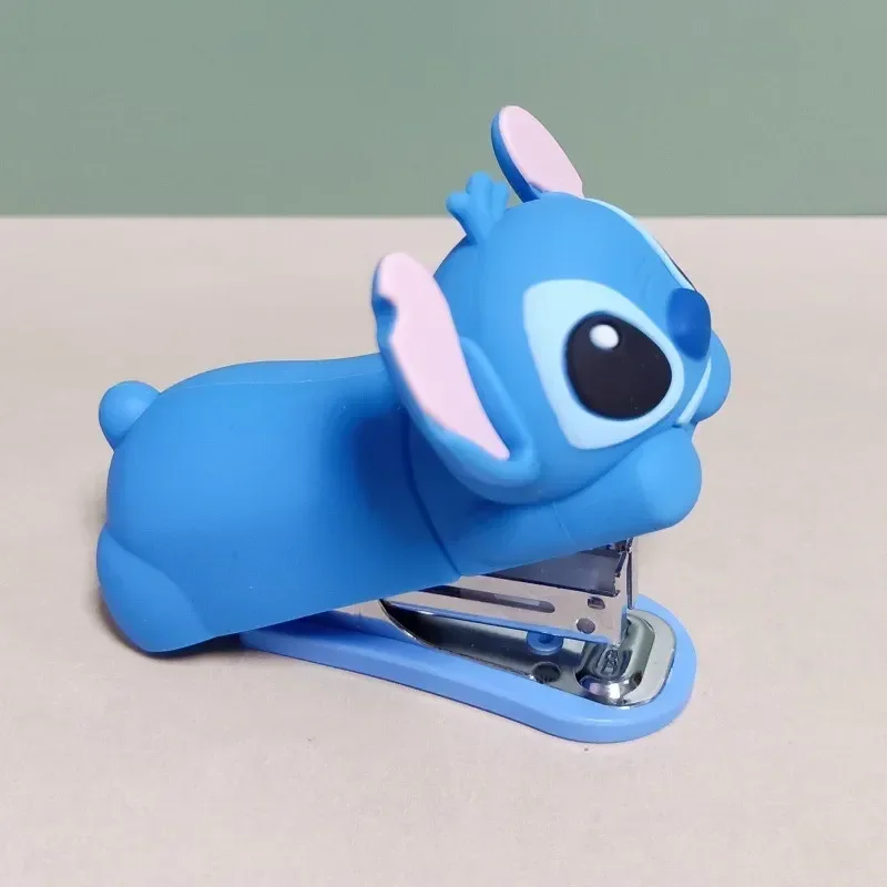 Stitch Style Stapler Silicone Lilo And Stitch Figurine Desktop Stapler Office Binding Supplies Children School Supplies Gifts