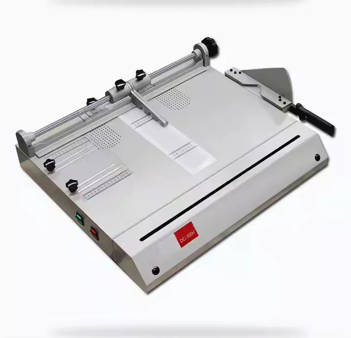DC-100H Manual Power A4 Format Hardcover Book Case Electric-Powered Center Positioning Album Menu Hard Case