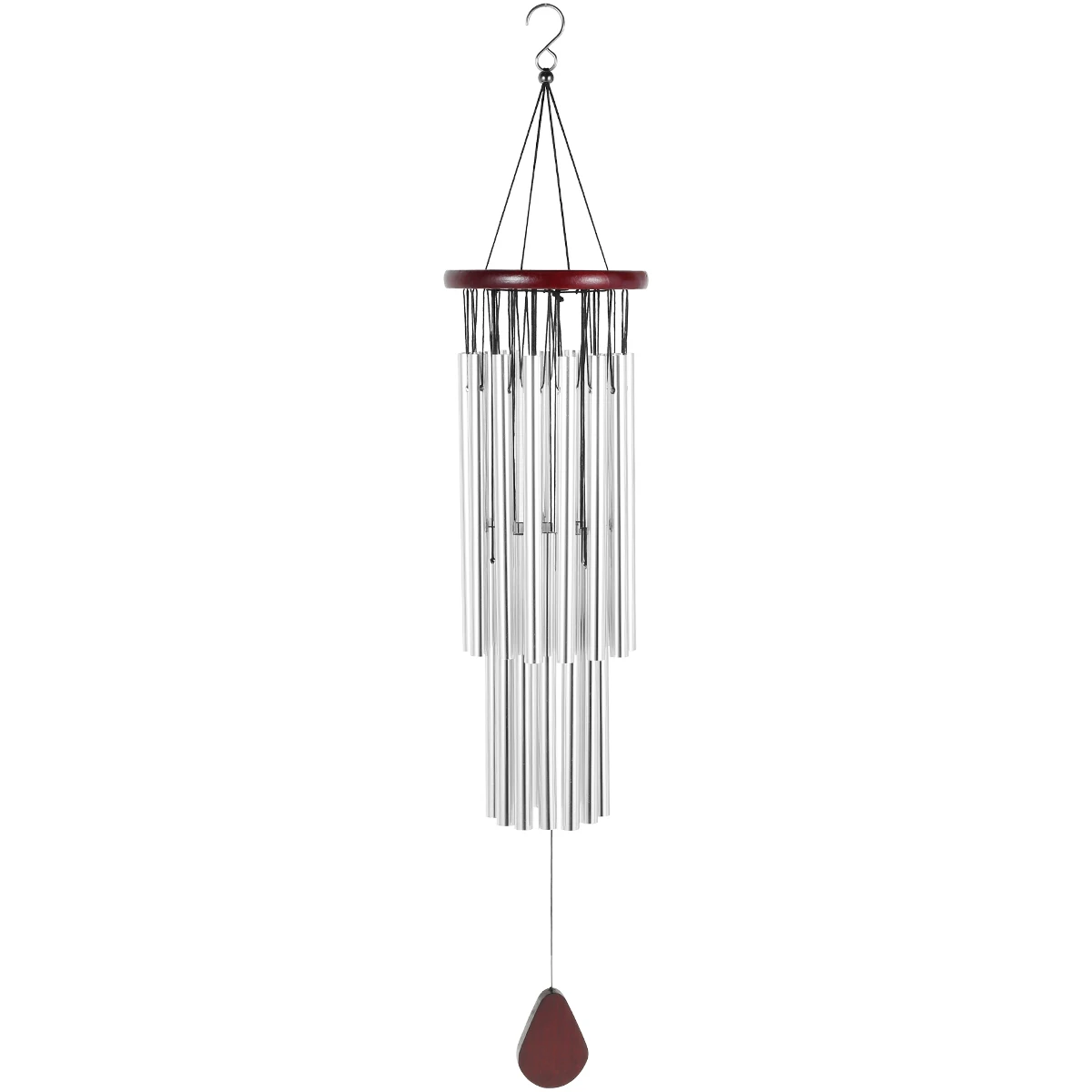 

1/5 sets Wind Chimes 33inch Metal Tubes Wind Chimes Outdoor Hanging Wind Bell with Aluminum Tubes and Hook Wind Bell