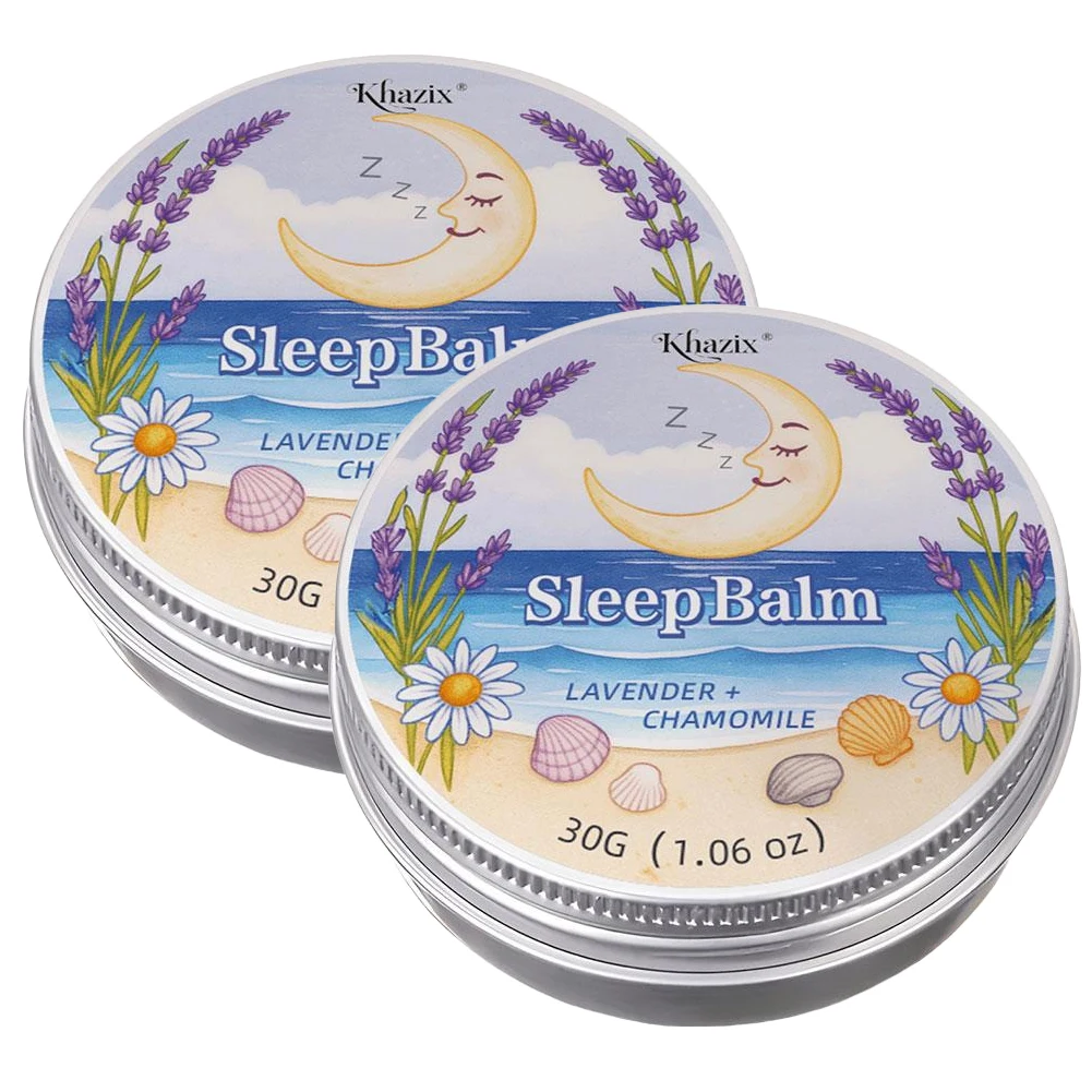 30g Sleep Balm Lavender Chamomile Nighttime Balm Deep Moisturizing and Long-lasting Fragrance Calming Aroma Smooth Skin Friendly