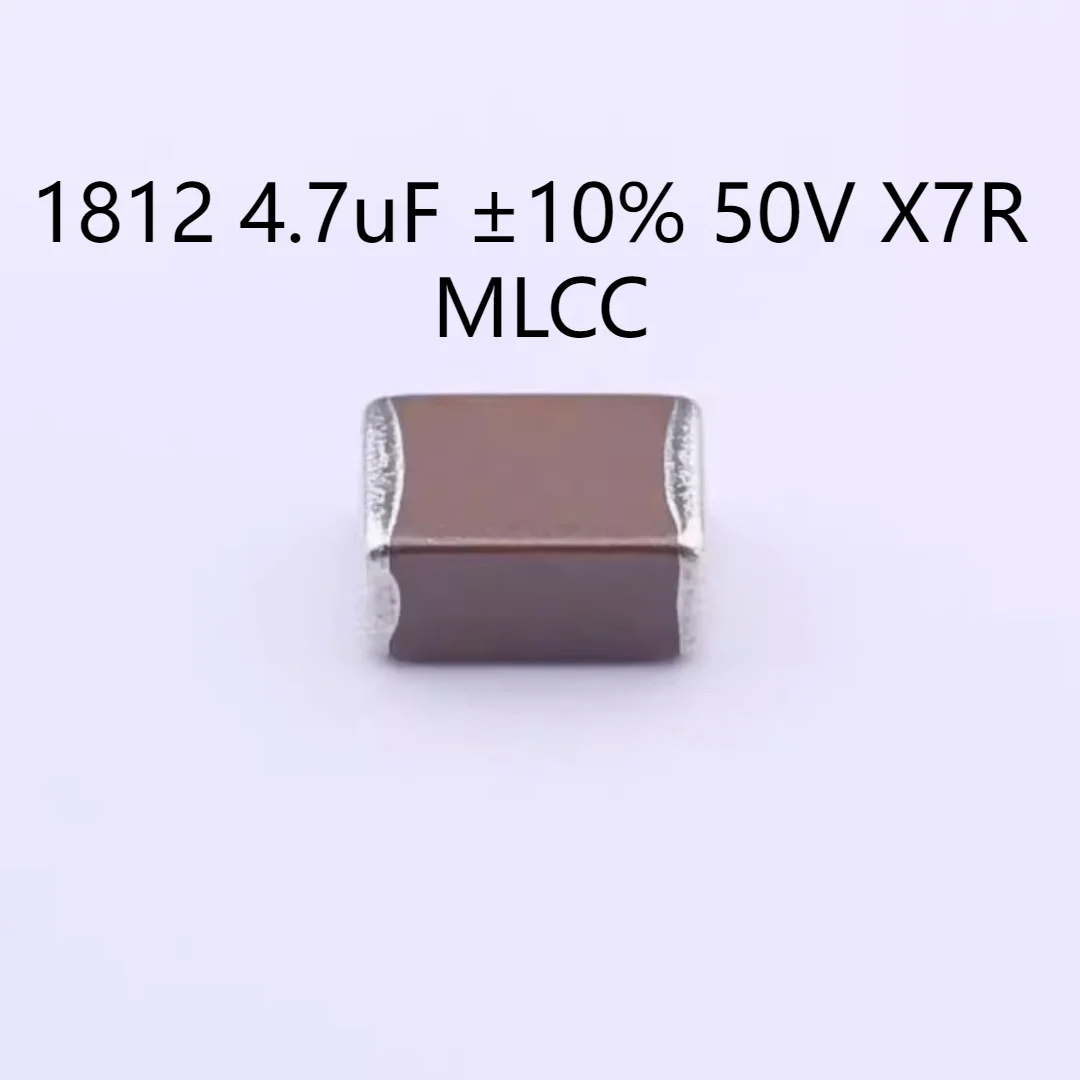 

1000PCS/LOT C4532X7R1H475KT000N Capacitor 1812 4.7uF ±10% 50V X7R MLCC