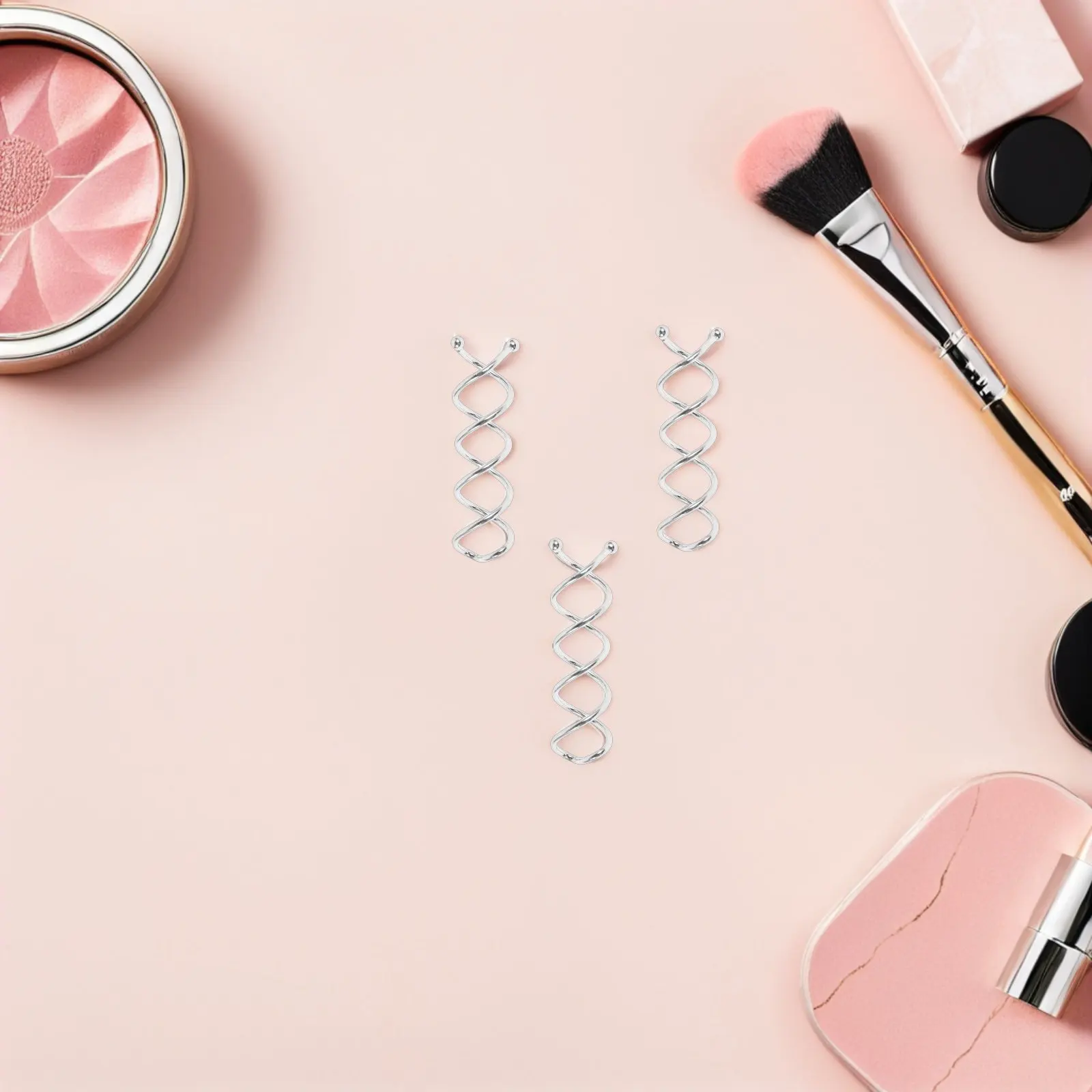 

30Pcs Spiral Bun Pins Metal Twist Hair Clips Spiral Hair Styling Tools Non Scratch Rounded Tip Bun Twist Maker for Everyday