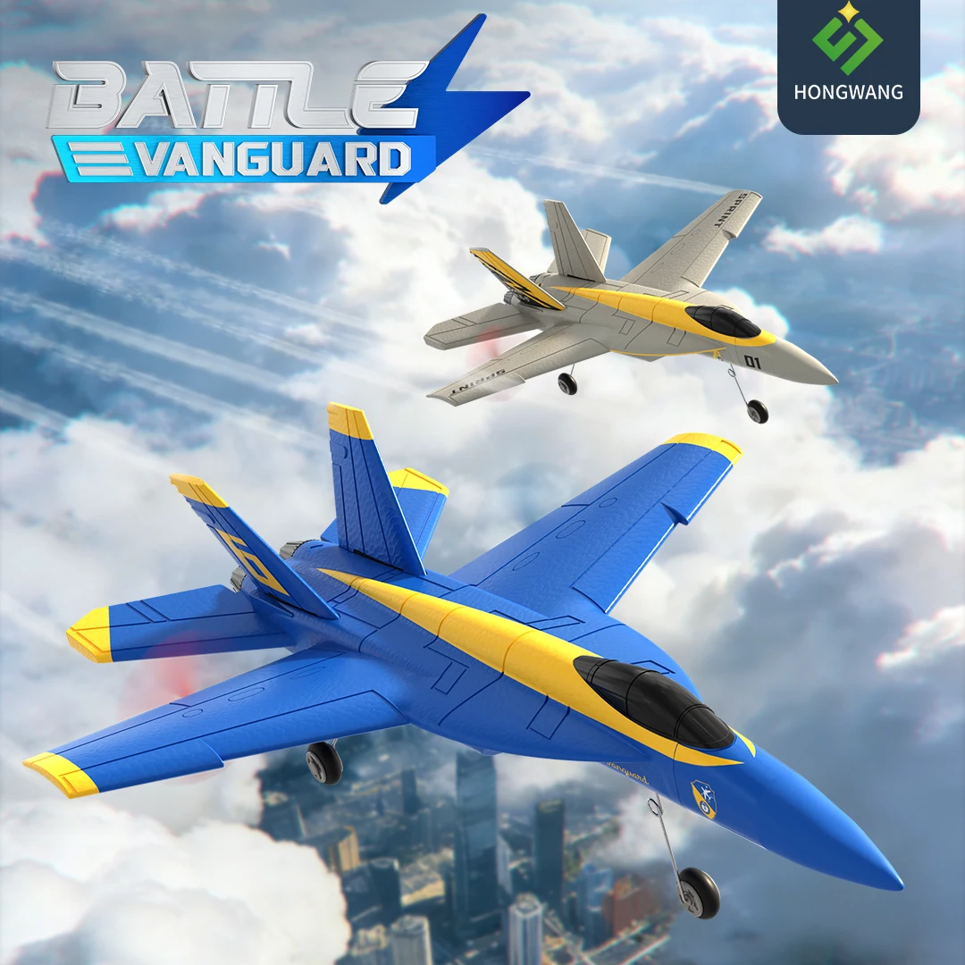 

HONGWANG HW41 2 Channel RC Airplane F18 Hornet Fighter Jet EPP Foam Fixed Wing Aircraft For Outdoor Flight Beginner RC Hobbyists