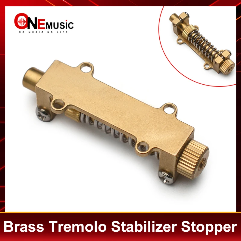Латунный стабилизатор тремоло для гитары, стопор 45x11 мм, мост тремоло, латунный регулятор рычага для FR Tremsetter, набор деталей гитары