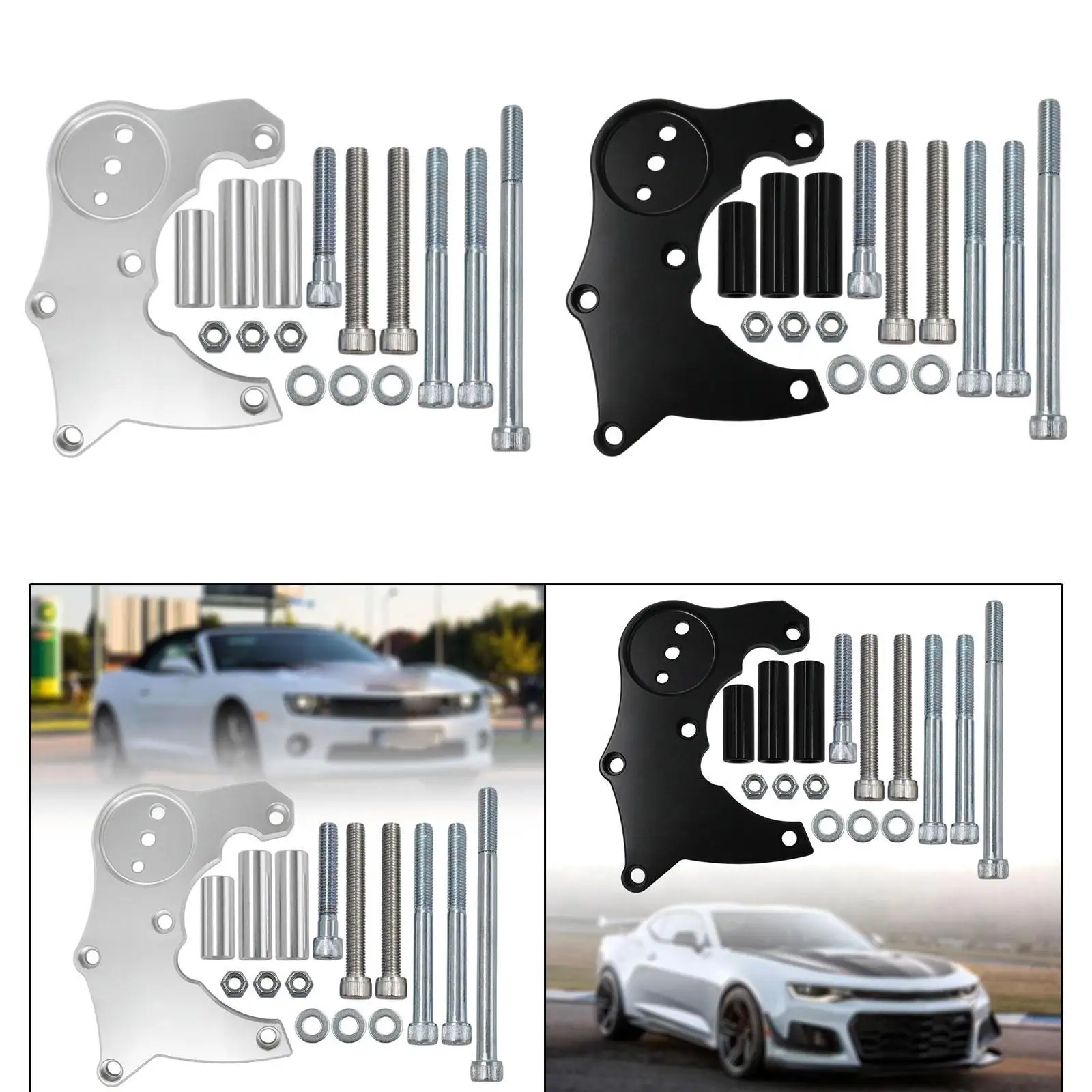 قوس محرك التيار المتردد قوس ضاغط التيار المتردد سهل التركيب لاستبدال محرك تشيفي LS R4 LS1 LS2 LS3 LS6 ملحقات السيارات للشاحنة