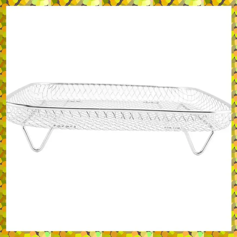 AGLH 2Pcs 8 Inch Air Fryer Rack For Instant Vortex Air Fryer,For ,For COSORI Air Fryer,Square Three Stackable Dehydrator