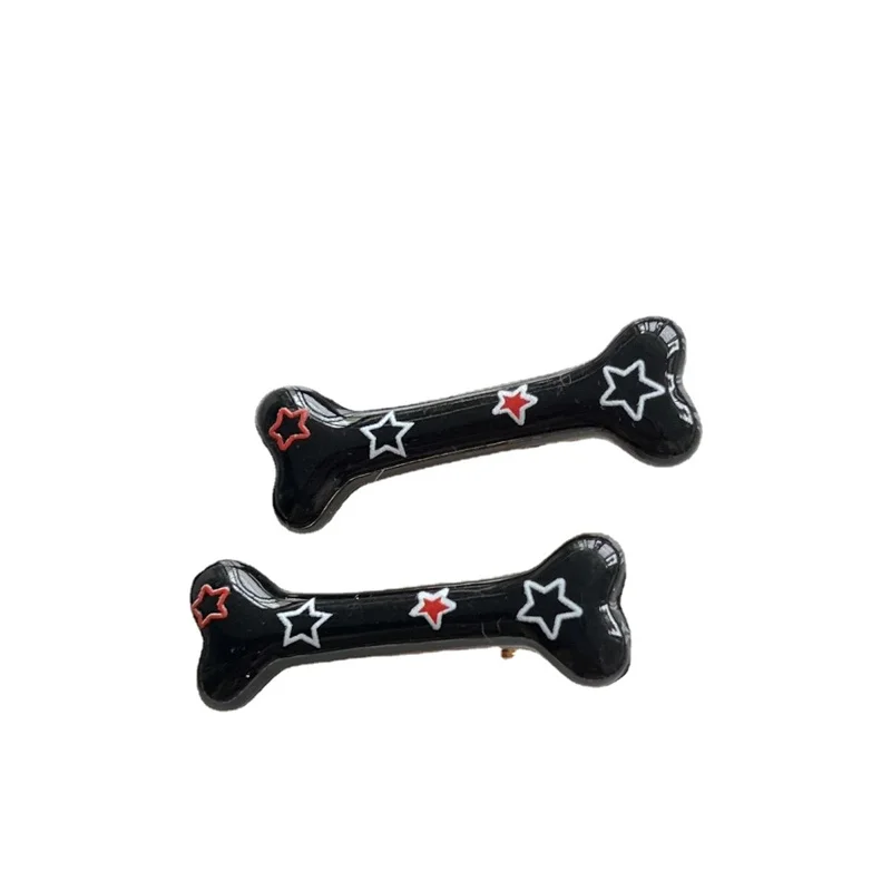 Stars Print Pet Dog Hair Clips Fashion Dog Hairpin Cute Decoration Puppy Hair Bows for Small Dogs Supplies Pet Headwear