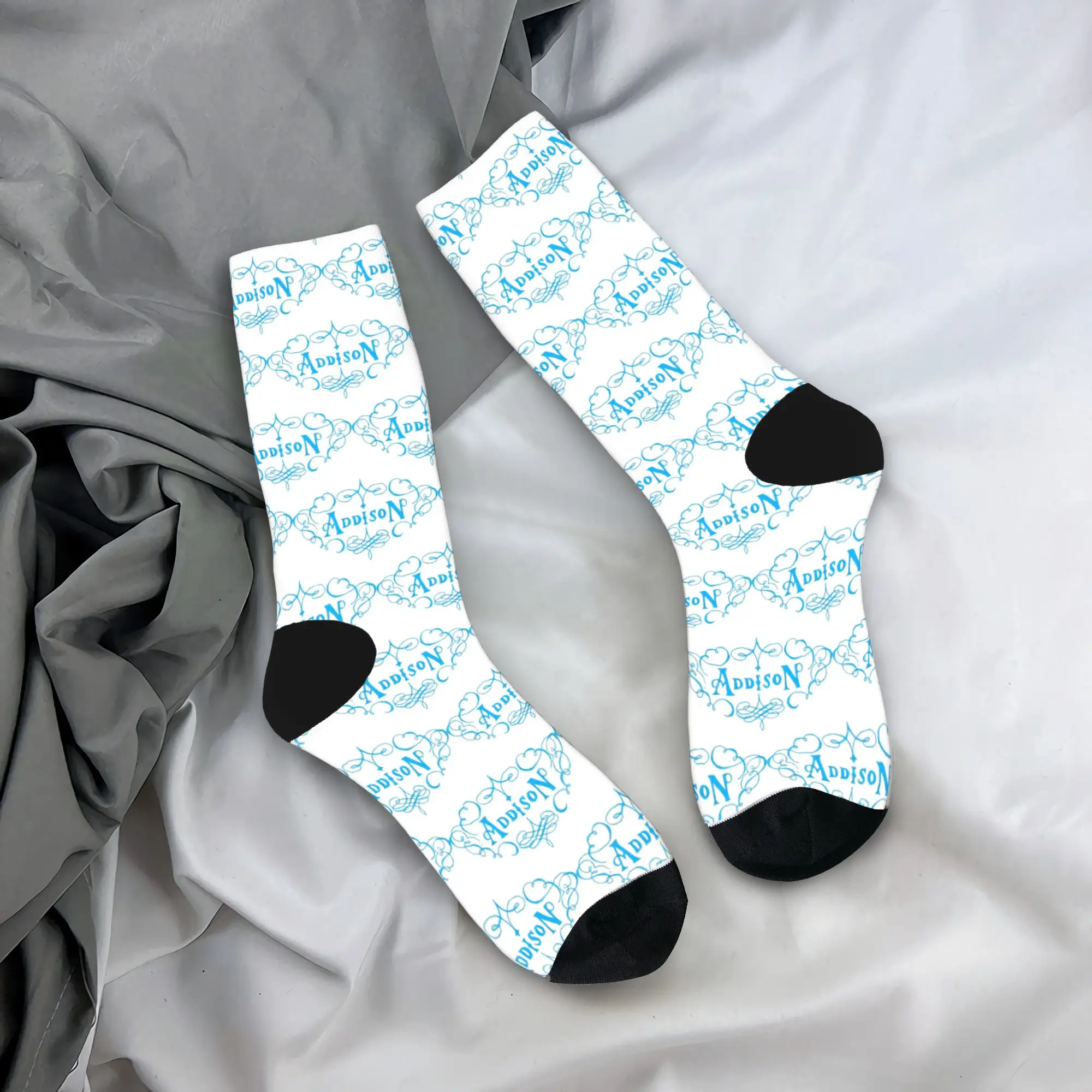Addison Rae 2026 Nouvel Album Stockings Men Logo Socks Comfortable Trendy Socks Spring Cycling Anti Skid Graphic Socks Gift