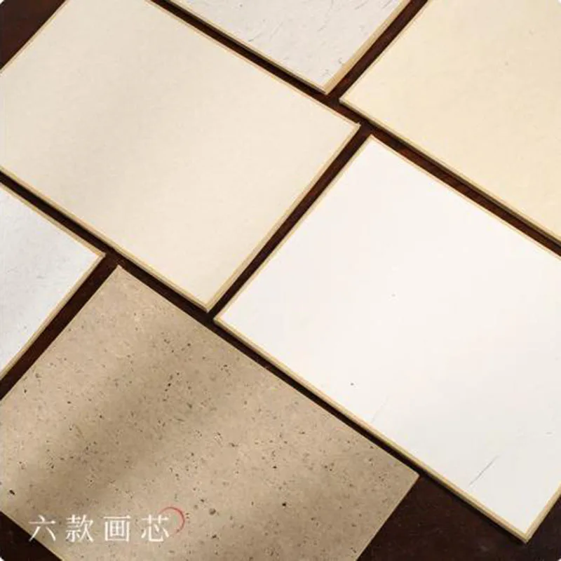 10 Sheets Half-Ripe Half-Raw Chinese Painting Paper, Xuan Paper for Boneless Technique (Mogu Hua), Medium Absorbency Rice Paper