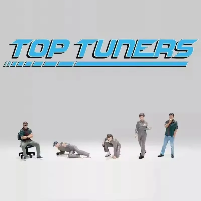 Aksesoris Model Kendaraan 1:64 Model Top Tuners/Muscle Mechanics/The Fanatics/Speed Cop/Highway Patrol/Gentlemwens Club