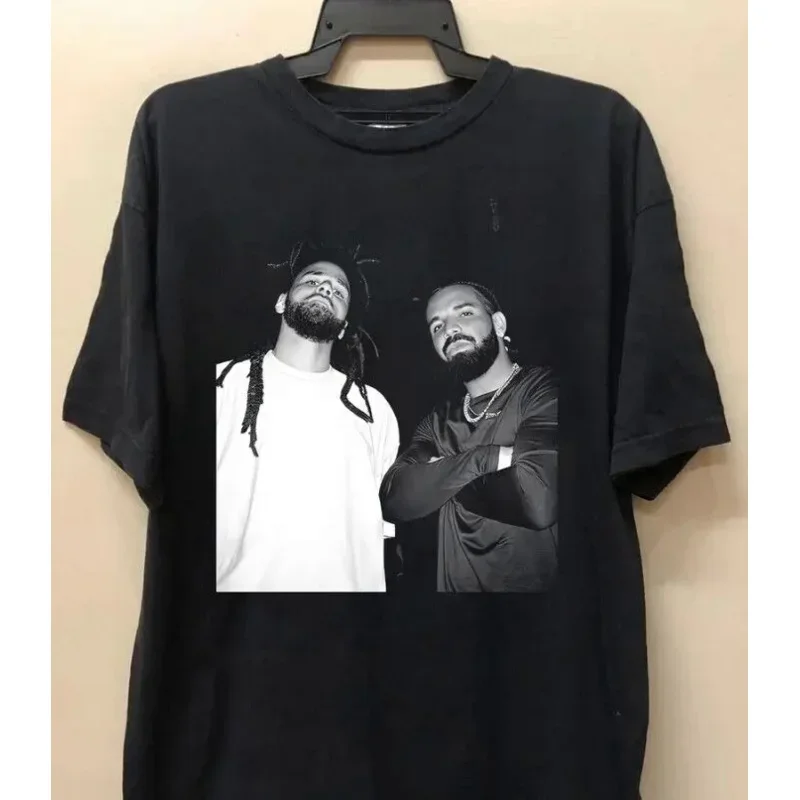 T-Shirt Drake J Cole, camicia Rap Hip Hop Drake J Cole, camicia Vintage J Cole Tour a maniche lunghe o corte