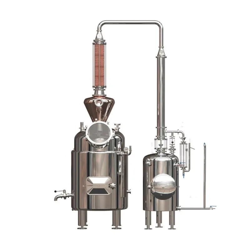 Stainless Steel & Copper Distillation Equipment, Short Path Distiller with Boiler and Column