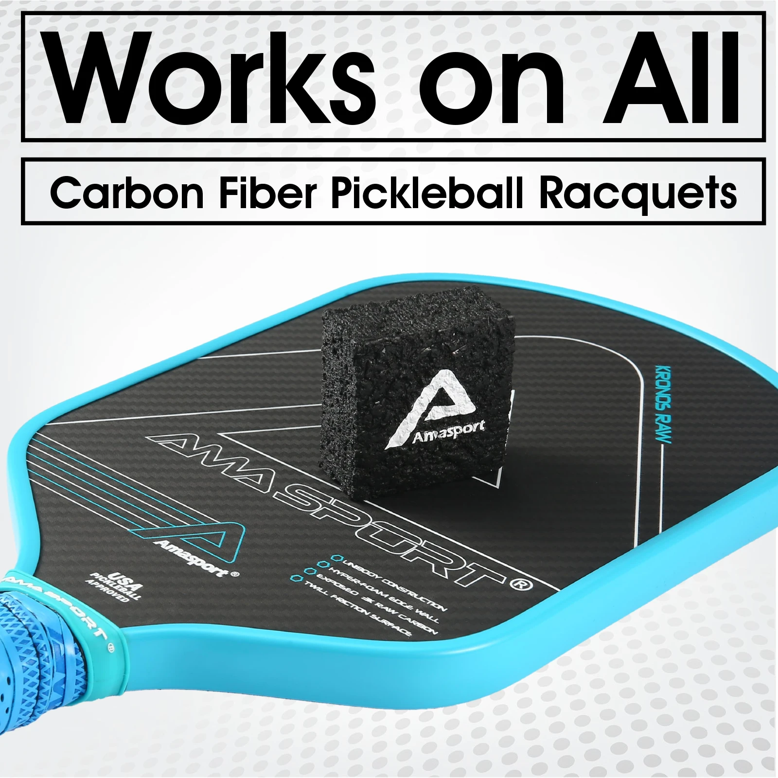 Pickleball Paddle Eraser Rubber Cleaner Elimineert resten en krassen Duurzame effectieve Pickleball-accessoires
