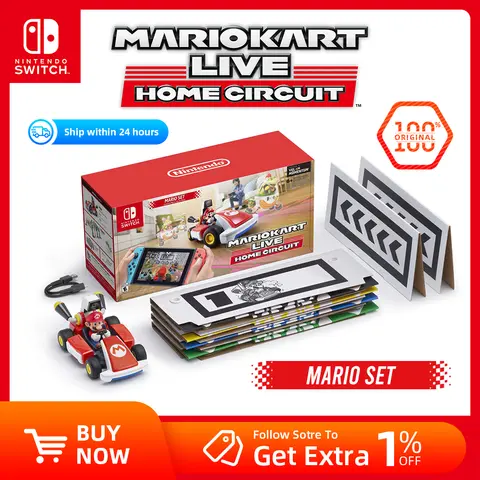 Nintendo Switch-Spiel-Mario Kart live: Home Circuit - Mario Set / Luigi Set-mit digitalem Download