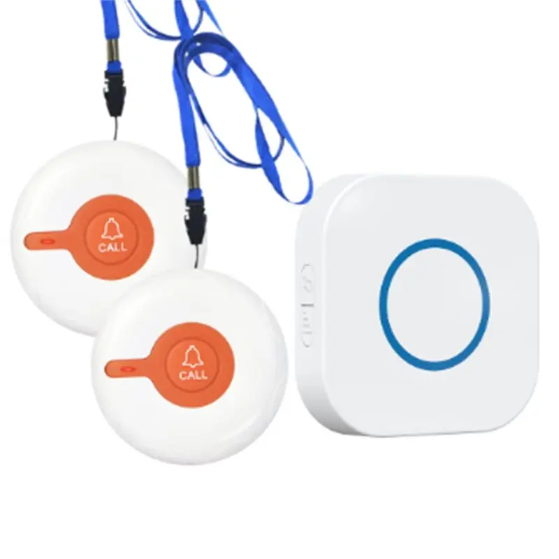 

Беспроводной пейджер FEDI-EU, кнопка вызова для пожилых людей и людей с ограниченными возможностями, радиус действия 350 м, 4 уровня громкости, идеально подходит для домашнего использования