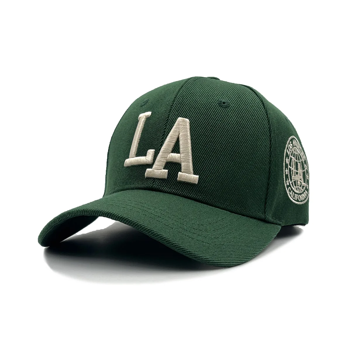 LA Embroidered Foreign Trade Hat Spring Summer Outdoor Tourism Sunshade Sun Hat Recreational Sports Baseball Cap