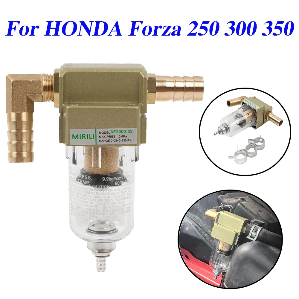 

Motor Accessories New Waste Gas Tube Oil Water Separator Filter For HONDA Forza 350 300 250 Forza350 Forza300 2018 - 2024