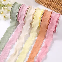 10 Yard texture Waved Fishtail Ribbon for Gift Wrapping Wedding Decoration Hair Bows DIY Crafts Christmas Ribbons Wrapping Decor