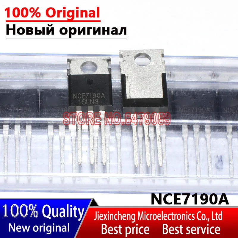 Mosfet novo original, nce7190 nce7190a nce0159 nce60p50 nce55h11 to-220, com 10 peças
