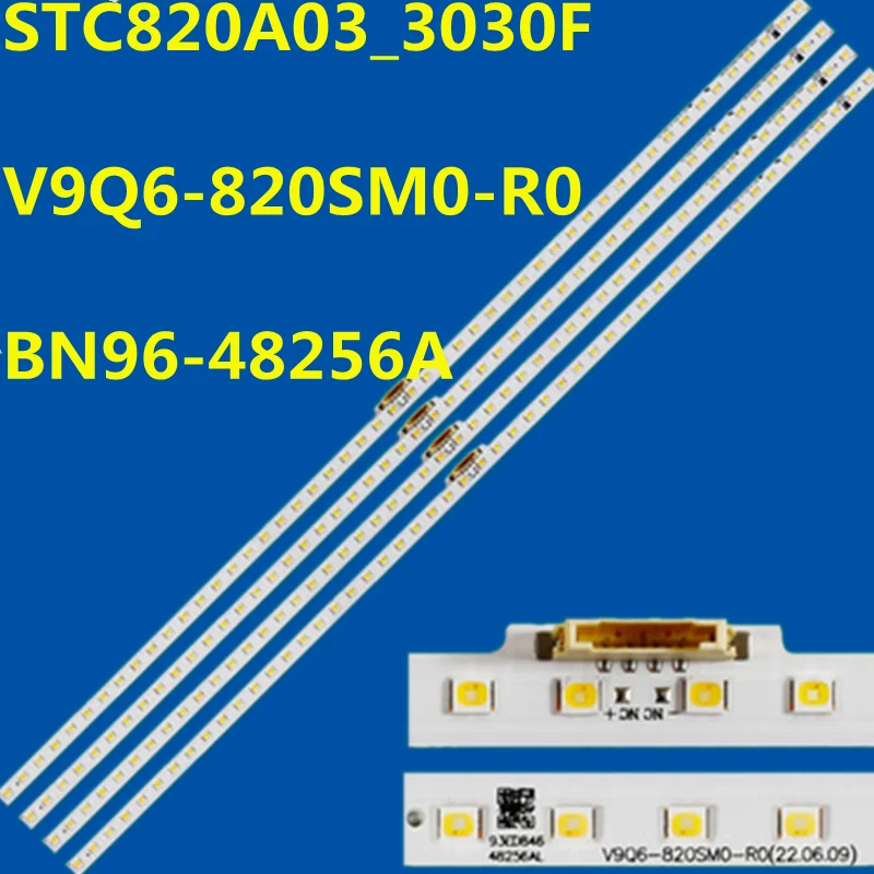 

4PCS 45CM 50LEDs(3V) LED Backlight Strip For STC820A03_3030F V9Q6-820SM0-R0 BN96-48256A QE82Q60RATXXH QA82Q60RAK QN82Q60RAFXZA