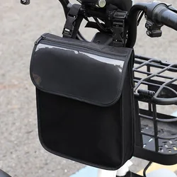 Multifunction Mountain Road Bike Handlebar Bag Bicycle Front Bag Pannier Pouch for Electric Bike Scooter Stroller Accessories