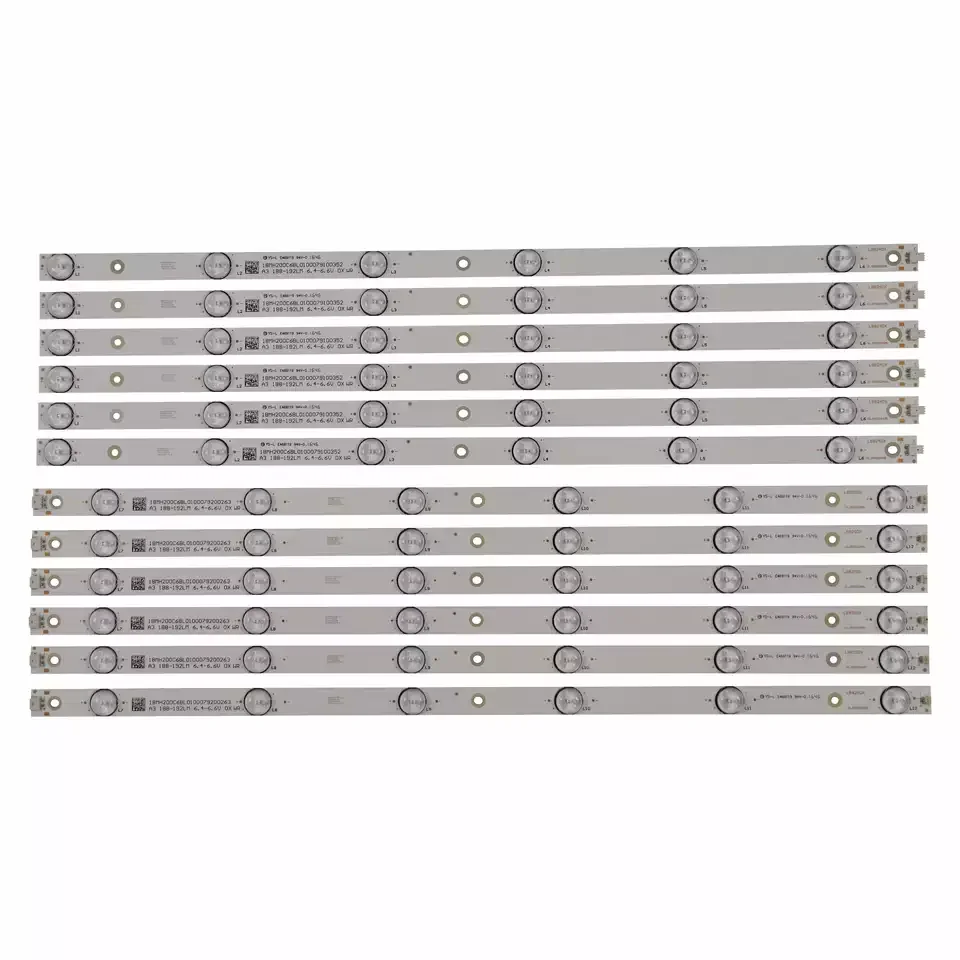 5kit LED backlight strip for 18MH200C6BL0100079100352 A3 18MH200C6BL0100079200263 A3 188-192LM 6.4-6.6V OX WR