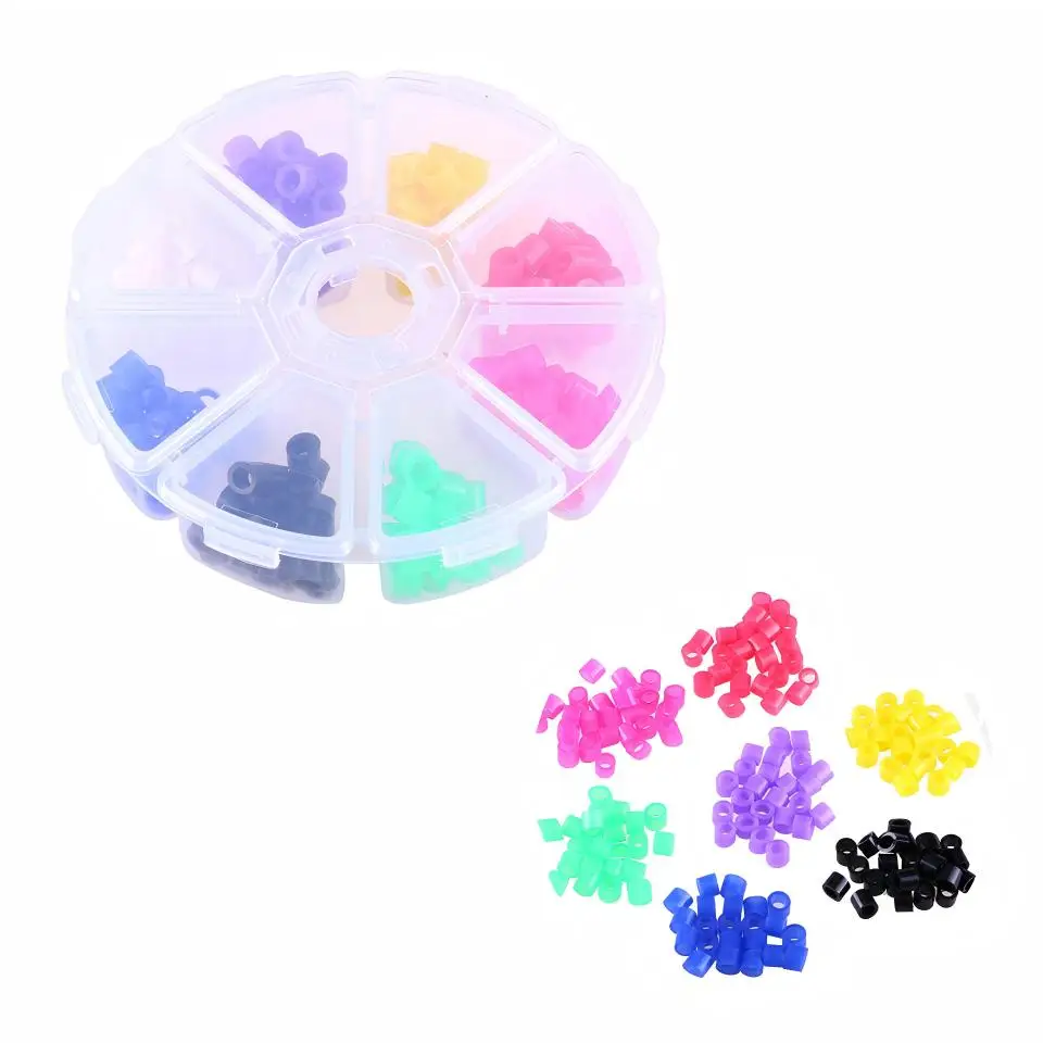 160Pcs Dental Silicone Identification Rings Autoclavable Instrument Coding Loops Multicolor Dental Lab Surgical Tools