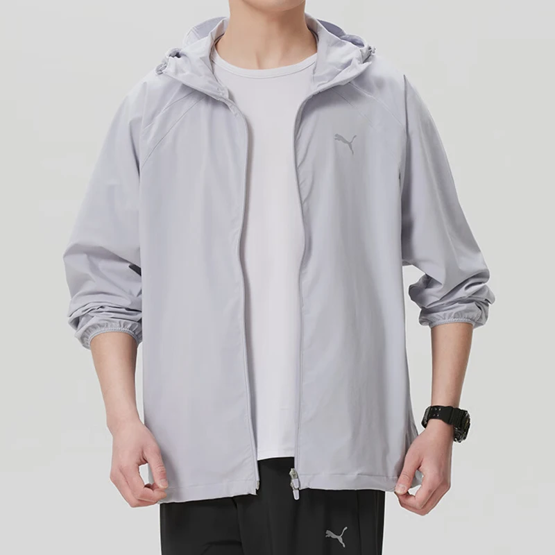 Puma genuine men's outerwear jacket, windproof running zipper support training shoes 694461-82