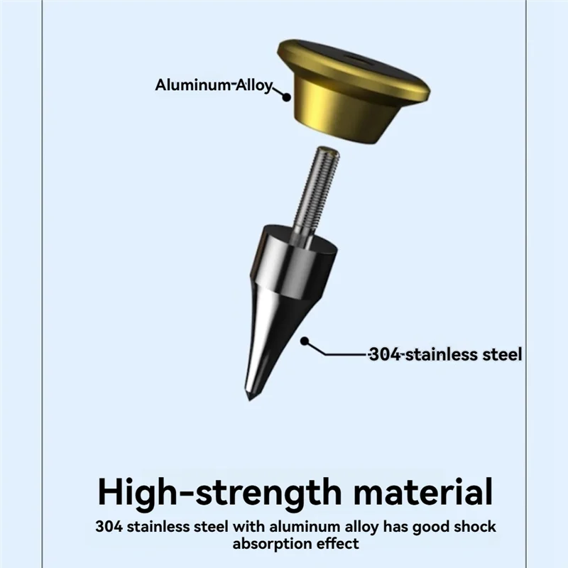 New-Speaker Isolation Spike Feet Stand Damper Cone For Hifi Audio Turntable Recorder AMP