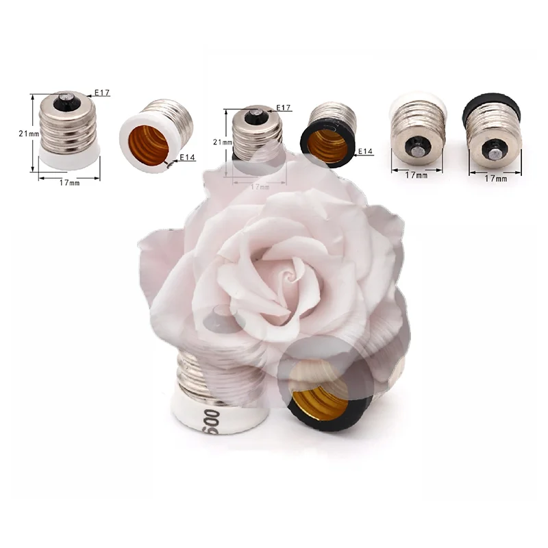 Popular E17 To European E14 Candelabra Base Socket LED Light Bulb Lamp Adapter Holder