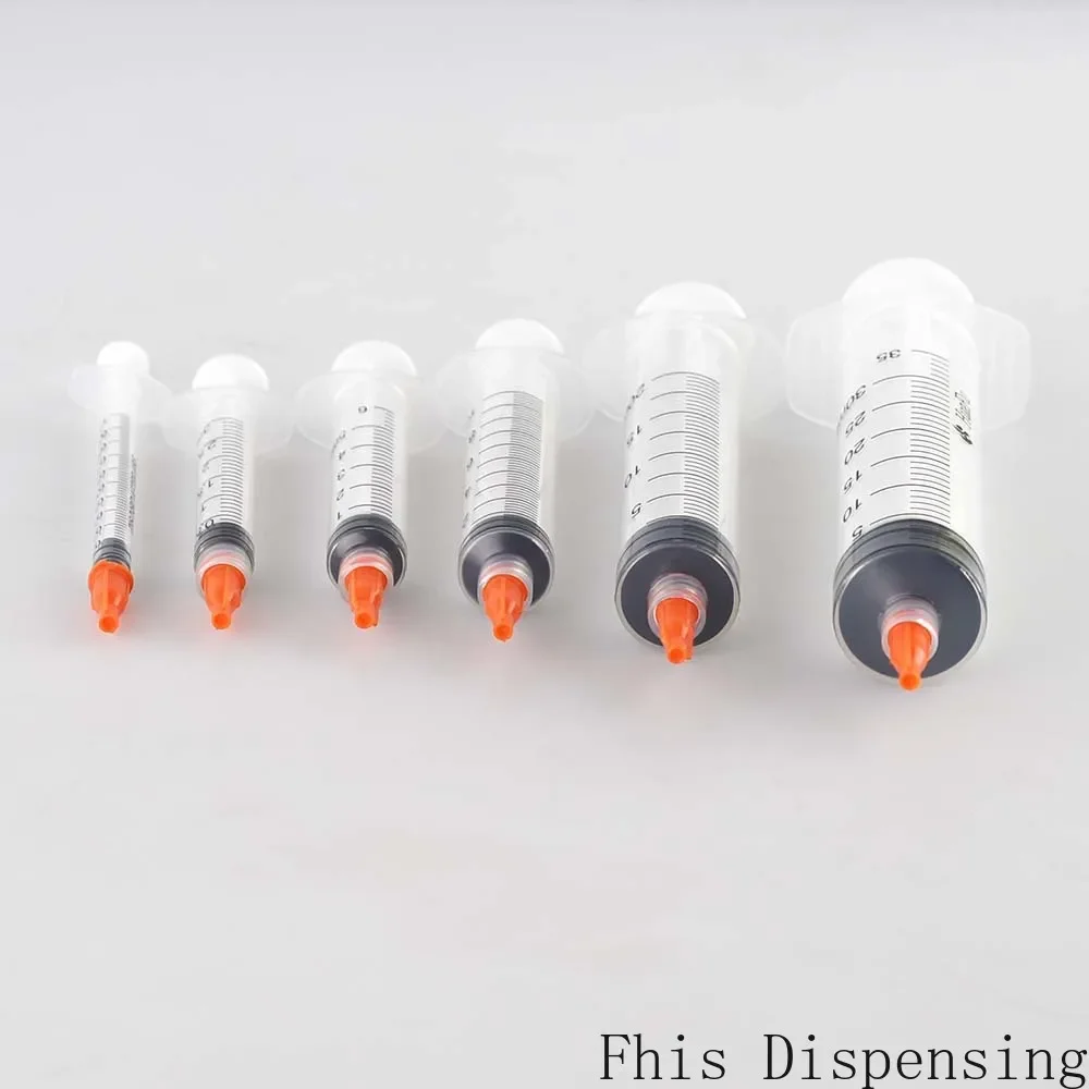 Seringa e tampa de tamanho misto 1ml 3ml 5ml 10ml USO para pacote de 12