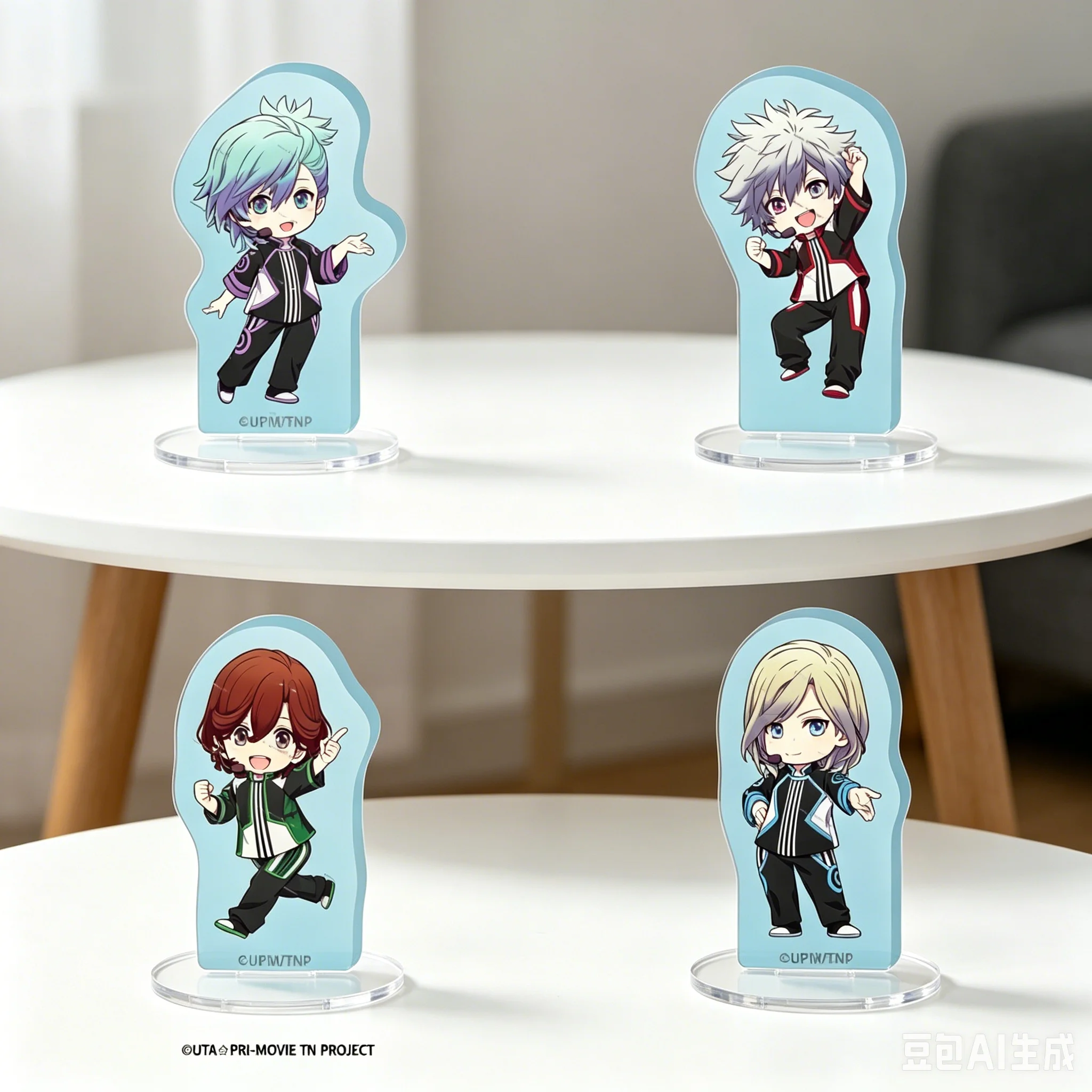 

Anime Acrylic Stand Model Uta no Prince-sama Bookshelf Decoration Products High definition images as a gift for fans Keychain