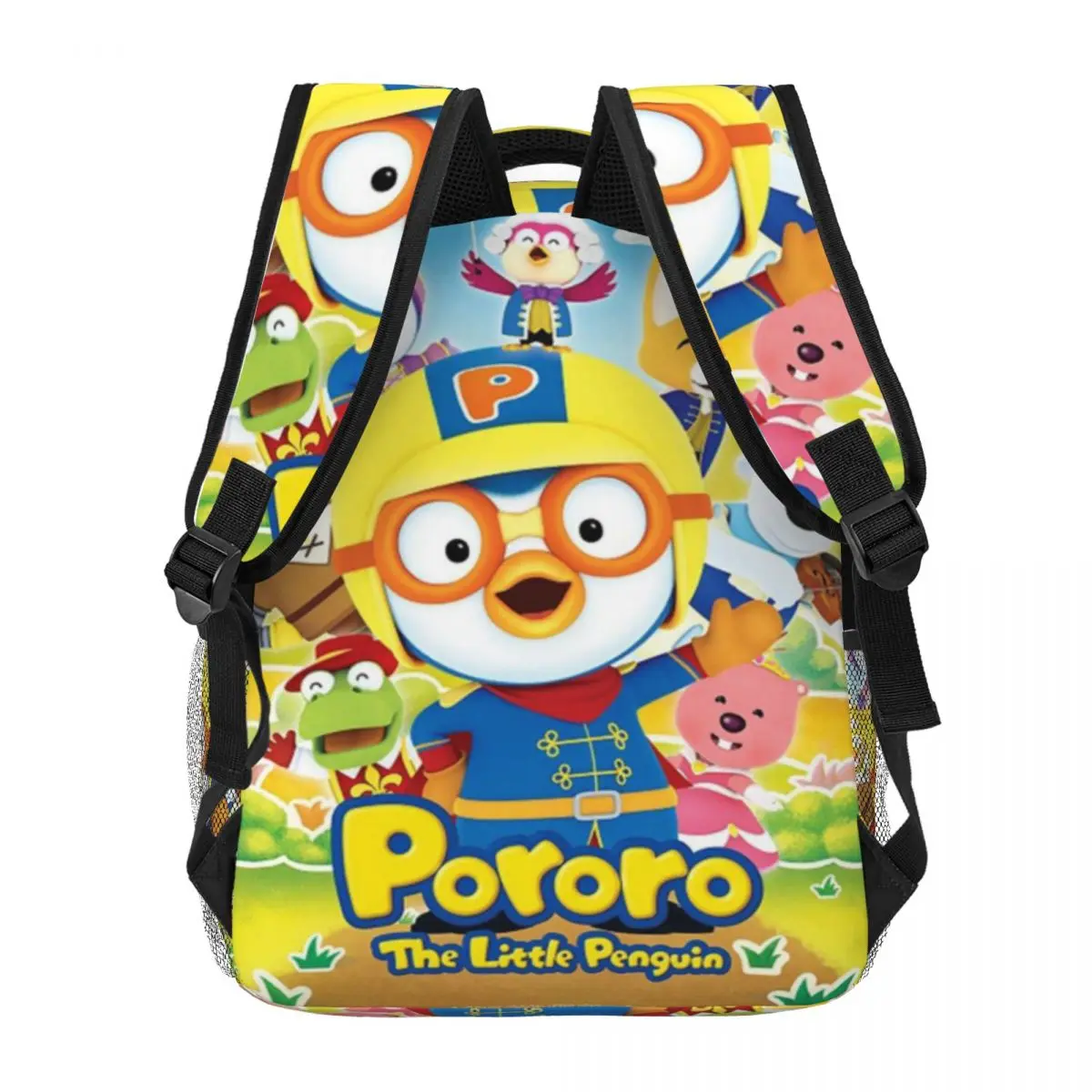 P-pororo für Mädchen Jungen große Kapazität Studenten rucksack leichter wasserdichter Rucksack 17 Zoll