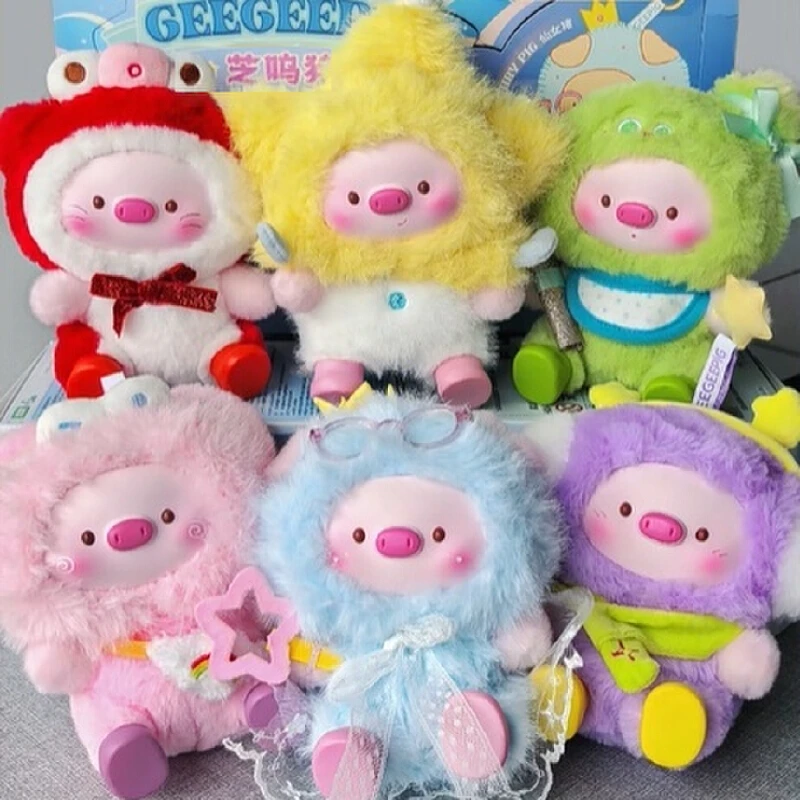 

Genuine Geegeepig Countdown To Wishes Series Blind Box Trendy Toy Plush Doll Ornament Mystery Box Cute Girl Children'S Day Gift