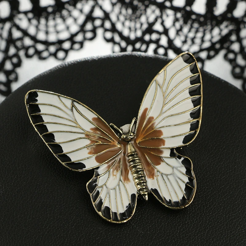 Enamel Color Butterfly Brooch Cartoon Insect Brooch Ladies Brooches Jewelry Party Jewelry Gifts Personality Accessories
