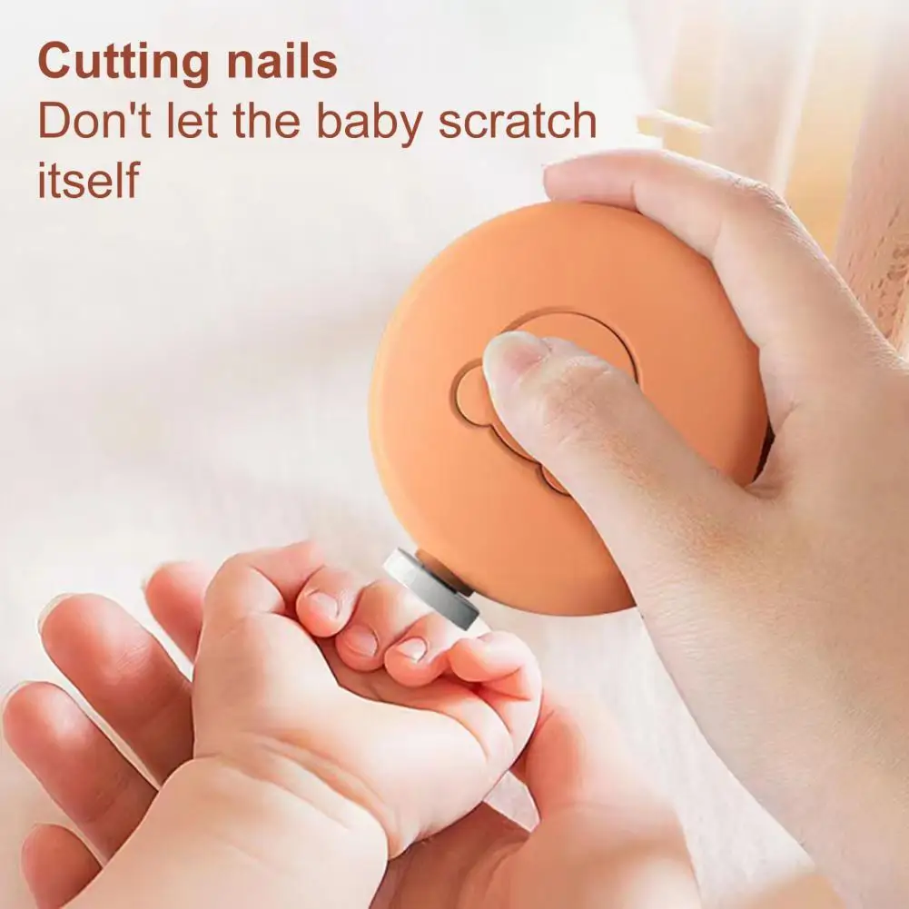 

Practical Baby Nail File Battery-operated Labor-saving Toenail Trimmer Cute Newborn Nail Polisher Electric Nail Clipper