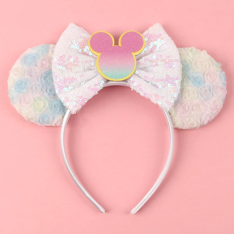 1 Stück Süßes Prinzessinnen-Haarband mit Niedlichen Pailletten und Minnie Maus Ohren für Partys und Aufführungen, Damen-Haaraccessoire