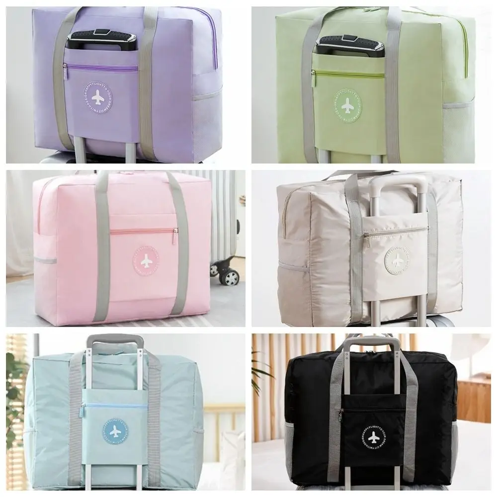 Folding Travel Storage Bag Large Capacity Waterproof Travel Luggage Bag Oxford Multifunction Trip Handbag Clothes Organizer
