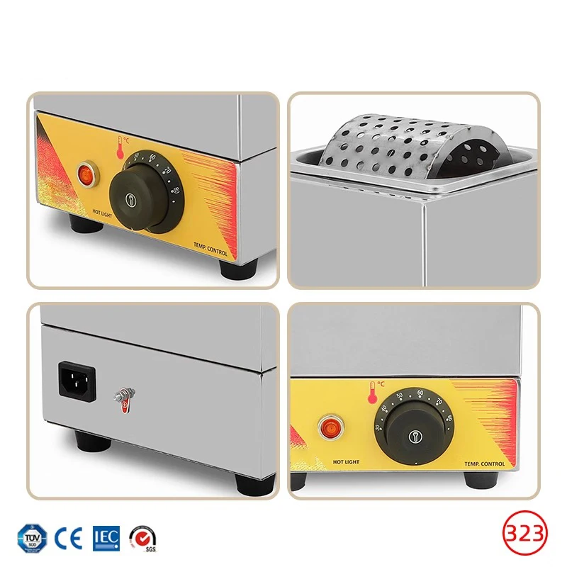 스테인레스 스틸 치즈 및 버터 스프레더 기계 가정용 전기 치즈 따뜻한 기계 빵 버터 휠 롤러 기계