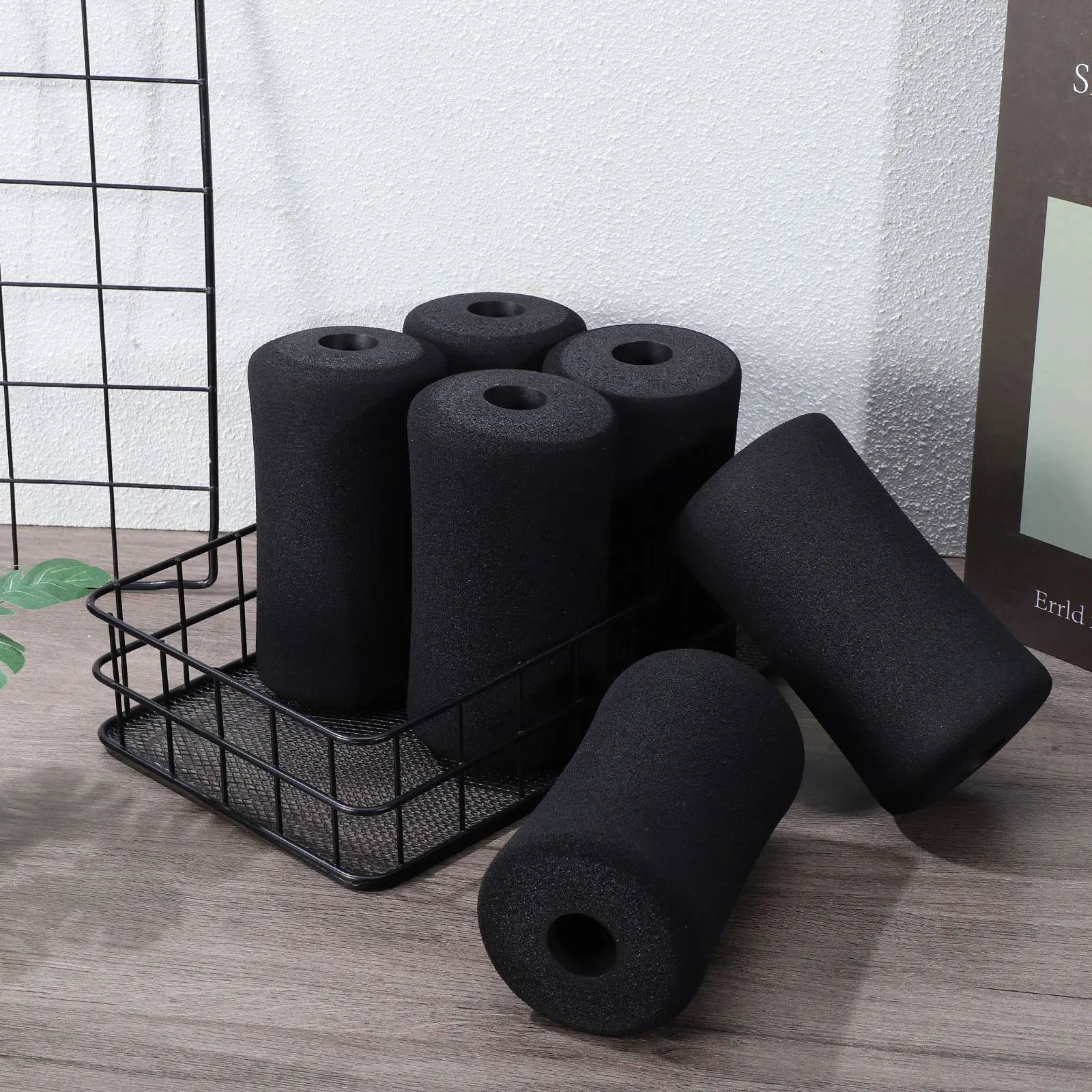 

6pcs Sponge Pad For Leg Extension Machine Gym Equipment Replacement Foam Roller Ab Training Foot Pads Exercise